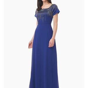 Js Collection Harper Short Sleeve Gown